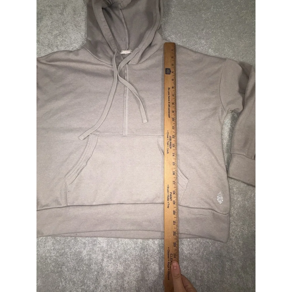 Free People Movement Work It‎ Out Oversized Hoodie Small  Gray